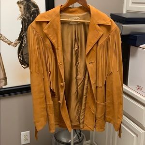 Vintage brown suede jacket